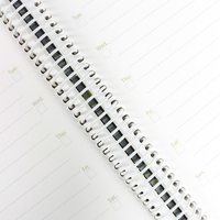 Carnet à spirales A5 vert foncé à imprimé floral vintage avec planification hebdomadaire, 100 feuilles pour l'écriture et l'usage journalier