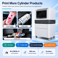 Impresora de Inyección de Tinta UV Cilíndrica de 360 Grados Baysoon I3200 Compacta, Máquina de Impresión Automática Rotativa sin Bordes para Botellas