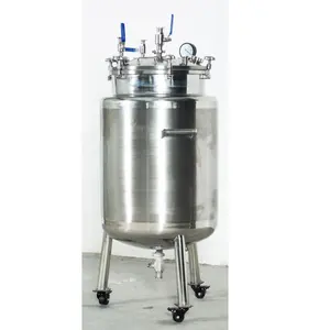 Stainless Steel High Quality Chemical Reaction Chamber Cryogenic Cooling Tank Reactor Cooling Jacketed Vessel