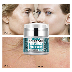 Crème au collagène en marque privée OEM, hautement hydratante, qui retient l'humidité, stimule l'élasticité et raffermit la peau, crème pour le visage - Product Image 1