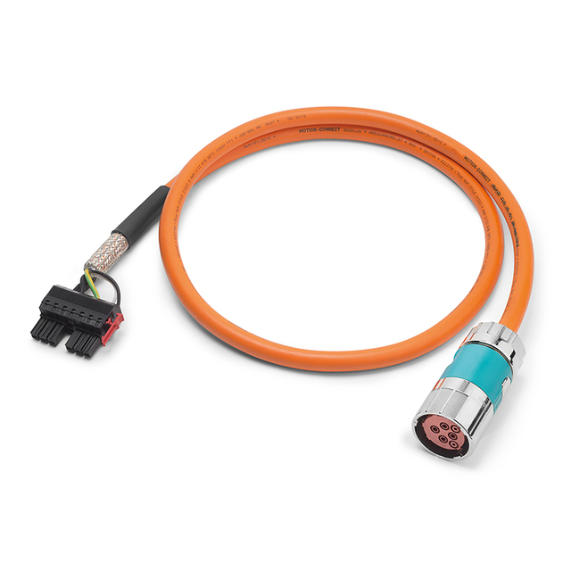 Industrial Automation PLC 4x 2.5+(4x 0.5) C Pre-assembled Extension Power Cable 6FX7002-5EB18-1AD0