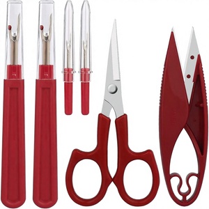 <span class=keywords><strong>Set</strong></span> Pembuka Jahitan 2 Besar 2 Kecil dengan Gunting Alat Penghilang Benang Jahit DIY Pembuka Jahitan - Product Image 5