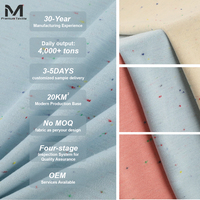 Jersey de poliéster y viscosa de alto rendimiento con textura granulada para ropa infantil duradera y moda moderna vibrante 2509 #