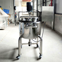 Réservoir de mélange chimique le plus vendu avec agitateur et chauffage, réservoir de mélange de savon liquide, réservoir de mélange de détergent en acier inoxydable