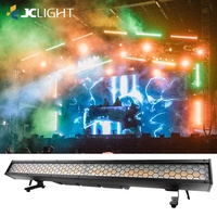 Barre de lumière LED vintage pour scène, 6x60W RGB, stroboscope, mélange de couleurs infini, or rétro, 2800K, IP65, DMX512, activée par le son, pour événements DJ