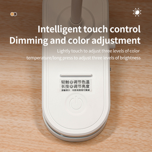 Phong cách hiện đại Plug-in sạc <span class=keywords><strong>LED</strong></span> bàn đèn với hai điều chỉnh Clip 3-chế độ ánh sáng mắt-an toàn cho đọc sách cho sinh viên - Product Image 5