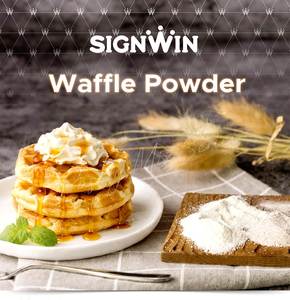OEM/ODM Crispy outer layer Easy to cook <b>waffle</b> powder mix for café - Product Image 4
