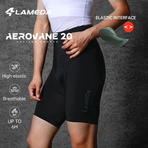 लानेडा महिला साइकिल चलाना शॉर्ट्स इतालवी पैंट कुशन आरामदायक और गैर पर्ची साइकिलिंग शॉर्ट्स - Product Image 3