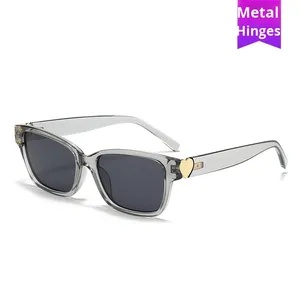 แฟชั่นใหม่สไตล์เล็กๆ แว่นกันแดดทรงหัวใจสไตล์ยุโรปอเมริกาธรรมชาติ UV400 - Product Image 5