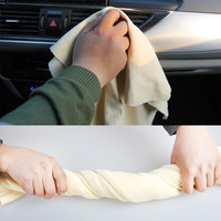 Serviette de lavage de voiture, serviette pour véhicule, cuir naturel, Super absorbante, séchage rapide, pour meubles de maison, 1 pièce, 60x90CM