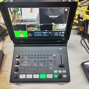 USD772 spedizione gratuita <span class=keywords><strong>5</strong></span> canali 4 sdi <span class=keywords><strong>in</strong></span> 4 hd mi <span class=keywords><strong>in</strong></span> 2 hd mi out lan 10.1 pollici schermo Video Switcher scheda sd usb da record N5S - Product Image 4