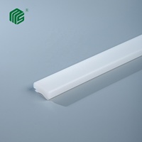 Profilé acrylique givré pour projecteur de lumière, 10 pièces, accessoire pour éclairage mural et de lavage à led