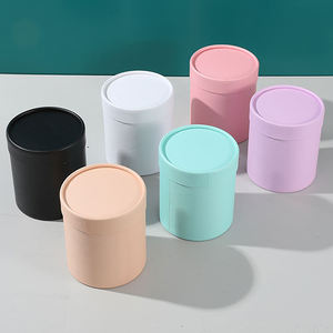 Caja de regalo redonda pequeña, material de papel beneficioso UV para arreglos florales y embalaje de ramo, estilo cubo abrazo - Product Image 5