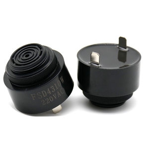 Buzzer d'alarme 4310 220V, 43 mm, à impulsion interne, son puissant, montage sur panneau, buzzer piézoélectrique à décibels élevés - Product Image 1