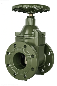 Vanne à opercule à bride en fonte ductile, 6 pouces, à tige montante, avec siège souple, siège résilient, pour eau haute température, avec volant - Product Image 3