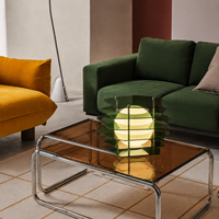 Mehrschichtige Acryl-Design Dekorative Nachttischlampe für Boutique-Hotel-Nachttische, Restaurant-Esstische, Hotelgästezimmer
