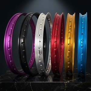 BORSKE Factory Custom Motorcycle Accessories 14 16 17 18 23 24 26 30 Inch Motorcycle Aluminum Rims <span class=keywords><strong>WM</strong></span> MT Blue Wheel Purple Rim - Product Image 1