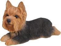 Nouveaux produits tendances yorkshire terrier statue statue d'intérieur statue décorations pour la maison