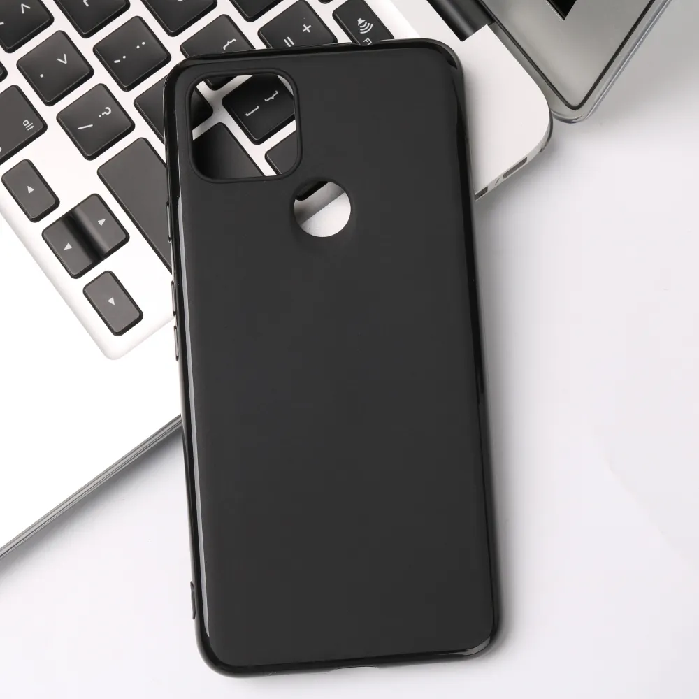 Zachte Siliconen Pudding Telefoon Case Voor Google Pixel 3 3A 4 4A 5 Xl Tpu Protector Volledige Matte Cover Shell zwarte Gevallen