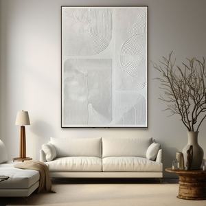 Art mural 3D, peinture abstraite moderne, artisanale, pour la décoration d'hôtels haut de gamme, de studios et d'appartements - Product Image 1