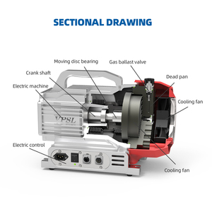 VPSL10ปั๊ม<span class=keywords><strong>ส</strong></span>ุญญากาศไร้น้ำมัน0.4KW 12.2m ³/ชม. 52dB เสียงรบกวนต่ำสำหรับห้องปฏิบัติการทางการแพทย์ใช้ในอุต<span class=keywords><strong>ส</strong></span>าหกรรม - Product Image 2