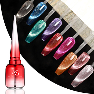 AS Crystal Magnetic Cat Eye Gel Esmalte de uñas Brillo reflectante holográfico Soak Off Nail Gel Barnices semipermanentes <span class=keywords><strong>Manicura</strong></span> - Product Image 3