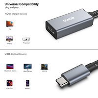 Adaptador BENFEI USB tipo C para [Thunderbolt 3/4 Compatible con iPhone 15 Pro/Max iPad Pro IMac S23] Uso nuevo para computadora portátil