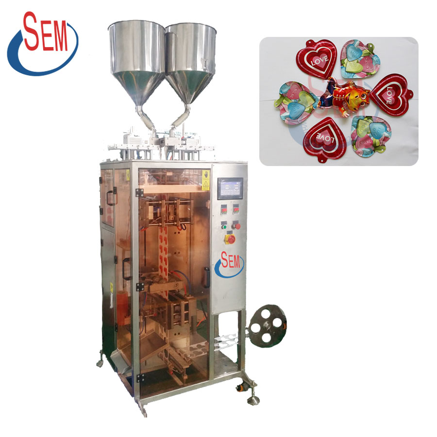 Упаковочная машина небольшого размера для саше с неровным запахом жидкого меда