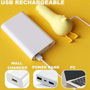 Vibrateur clitoridien en silicone en forme de <span class=keywords><strong>canard</strong></span> mignon 2-en-1, stimulateur du point G et du clitoris, 10 modes, rechargeable par USB, étanche, jouet pour adultes - Product Image 5