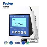 Transmetteur de pH pour la qualité de l'eau industrielle avec sonde électrode ORP, capteur RS485 4-20MA