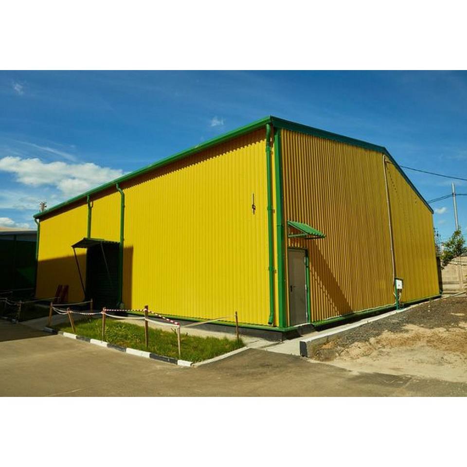 Modern Design 500m2 Pre Fabricated Warehouse House Steel Structure for Food