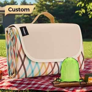Manta de Picnic Impermeable Oxford de Alta Calidad, Personalizada, de Forro Polar, para Exteriores, Playa, Camping, Multiusos, Resistente a la Intemperie - Product Image 1