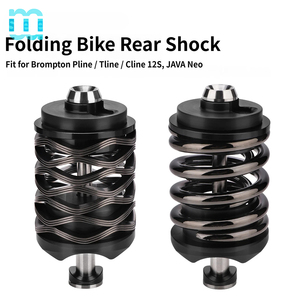 Amortiguadores Traseros Plegables SeeMore, <span class=keywords><strong>Accesorios</strong></span> de Suspensión de Resorte de Acero Inoxidable de Alta Durabilidad para <span class=keywords><strong>Brompton</strong></span> - Product Image 3