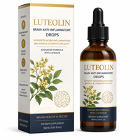 Complément Liquide de Lutéoline OEM avec Champignon Crinière de Lion pour l'Équilibre Neuro-inflammatoire et la Santé Cognitive Vente en Gros ODM