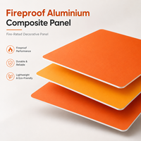 Panneau composite en aluminium ACP ACM résistant au feu, revêtu de PVDF gris argenté, personnalisé pour la décoration de façade de magasin