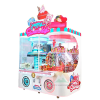 Petite machine distributrice de prix Happy Sweetbaby en métal, jeux d'arcade à pièces pour enfants, collations et boissons, facile à gagner