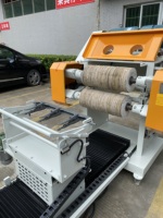 Máquina de Pulido Sincrónico de Una Sola Pasada de Alta Eficiencia con Acabado de Espejo Metálico de Doble Cara para Espadas de Acero Inoxidable y Herramientas Planas