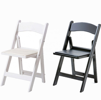 Chaises pliantes blanches en plastique d'occasion pour événements extérieurs, mariages et conférences – Vente en gros depuis la Chine