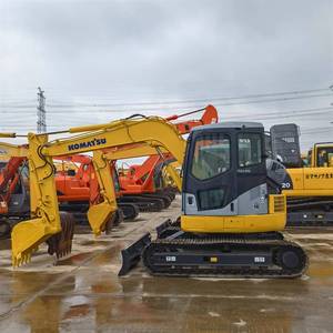 รถขุดตีนตะขาบขนาดเล็ก Komatsu PC78 US มือสอง พร้อมใบมีดปรับมุมได้ ห้องโดยสารติดแอร์ ระบบ Quick Hitch ได้รับการรับรองมาตรฐาน CE เหมาะสำหรับงานรื้อท่อ  เครื่องยนต์ 55.6 แรงม้า - Product Image 4