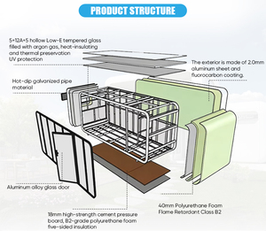 Villa Capsula a Due Piani Personalizzabile con Balcone e Grandi Finestre <span class=keywords><strong>per</strong></span> Vacanze in Famiglia o Hotel Boutique - Product Image 3