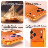 Protection d'écran en verre trempé 3D incurvé de qualité supérieure (Grade AAA) pour 17 Pro Max, dureté 9H, revêtement AF, anti-poussière et anti-choc