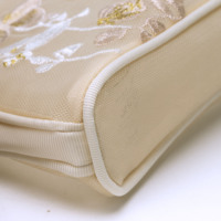 Muschelförmige Bestickte Gaze-Kosmetiktasche Transparente Netz-Kosmetiktasche mit Elegantem Muschelform-Design