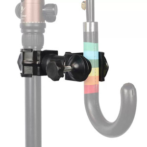 180 độ có thể điều chỉnh đôi kẹp nhiếp ảnh máy ảnh Tripod xe đạp <span class=keywords><strong>Umbrella</strong></span> chủ cho ghế - Product Image 1