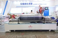 Machine de découpe automatique de rouleaux de tissu à moteur PLC de grande taille avec fonction d'emballage, modèle SL-2028AS-II
