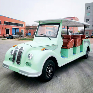 Carro Eléctrico Retro de Lujo con Certificación CE, Motor de 4KW, Velocidad de 30Km/h, Múltiples Asientos, Alimentado por Batería, para Turismo, Resorts y Propiedades Inmobiliarias - Product Image 1