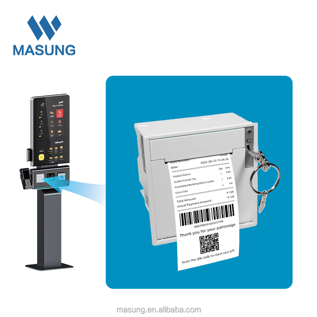 MASUNG MS-FPT201P 2 Inch  Ticket Version of the Printer Embedded  Panel Thermal Kiosks  Receipts Printer Modules