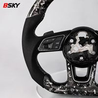 Volante de Fibra de Carbono Forjado de Alta Calidad para Volkswagen BORA, CADDY, GOLFGTI, GOLFGTD, JETTACC, POLO1.2, POLO2.0, PASSATCC