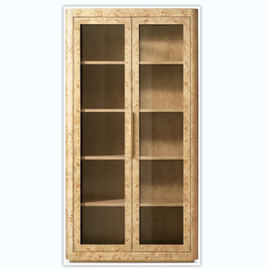 Libreria di Lusso in Legno Massello Stile Americano RH, Vetrina e Mobile Contenitore - Product Image 6