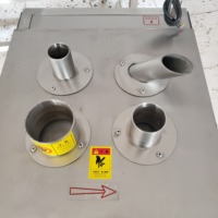 Industriële groente- en fruitsnijmachine, plantainchipsnijder met motor voor groenteverwerkingsbedrijven