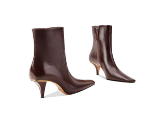 Stivaletti da <span class=keywords><strong>Donna</strong></span> Personalizzati dal Produttore, Nuovi, Neri, Versatili, con Punta Affusolata, in Vera Pelle, Foderati in Pelliccia, con Tacco a Spillo - Product Image 3